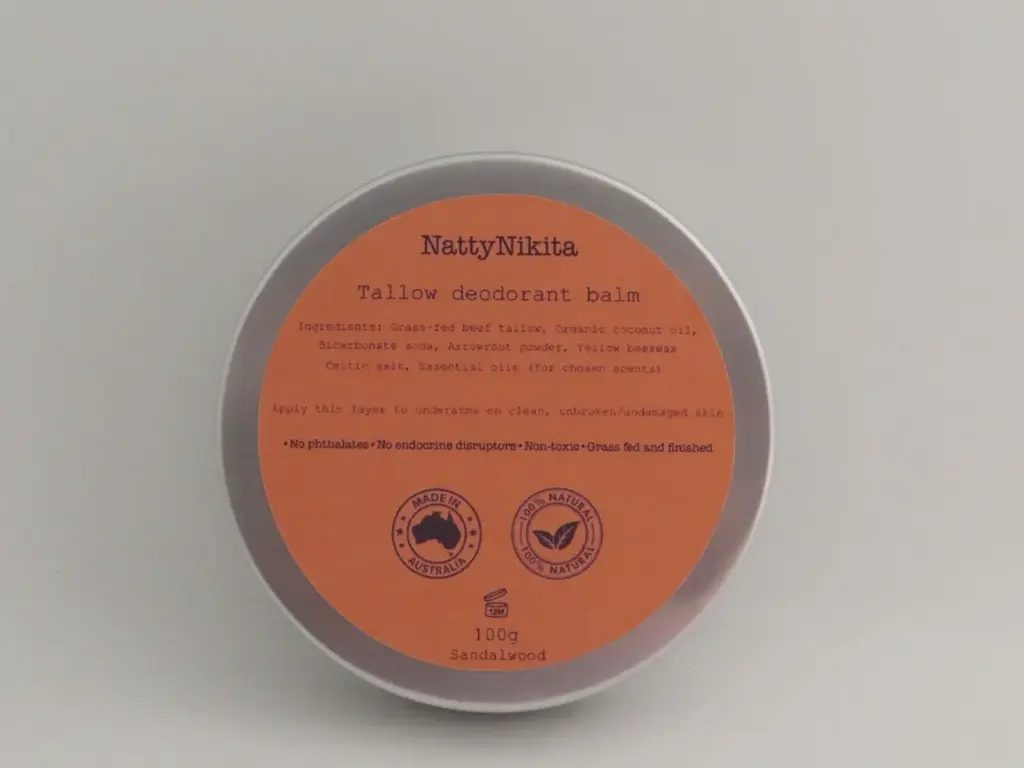 Tallow deodorant balm-sandalwood